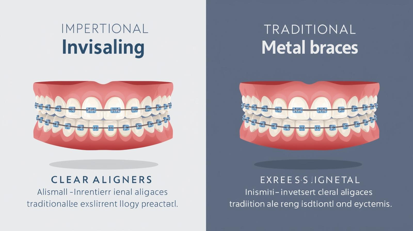 Invisalign vs traditional braces comparison